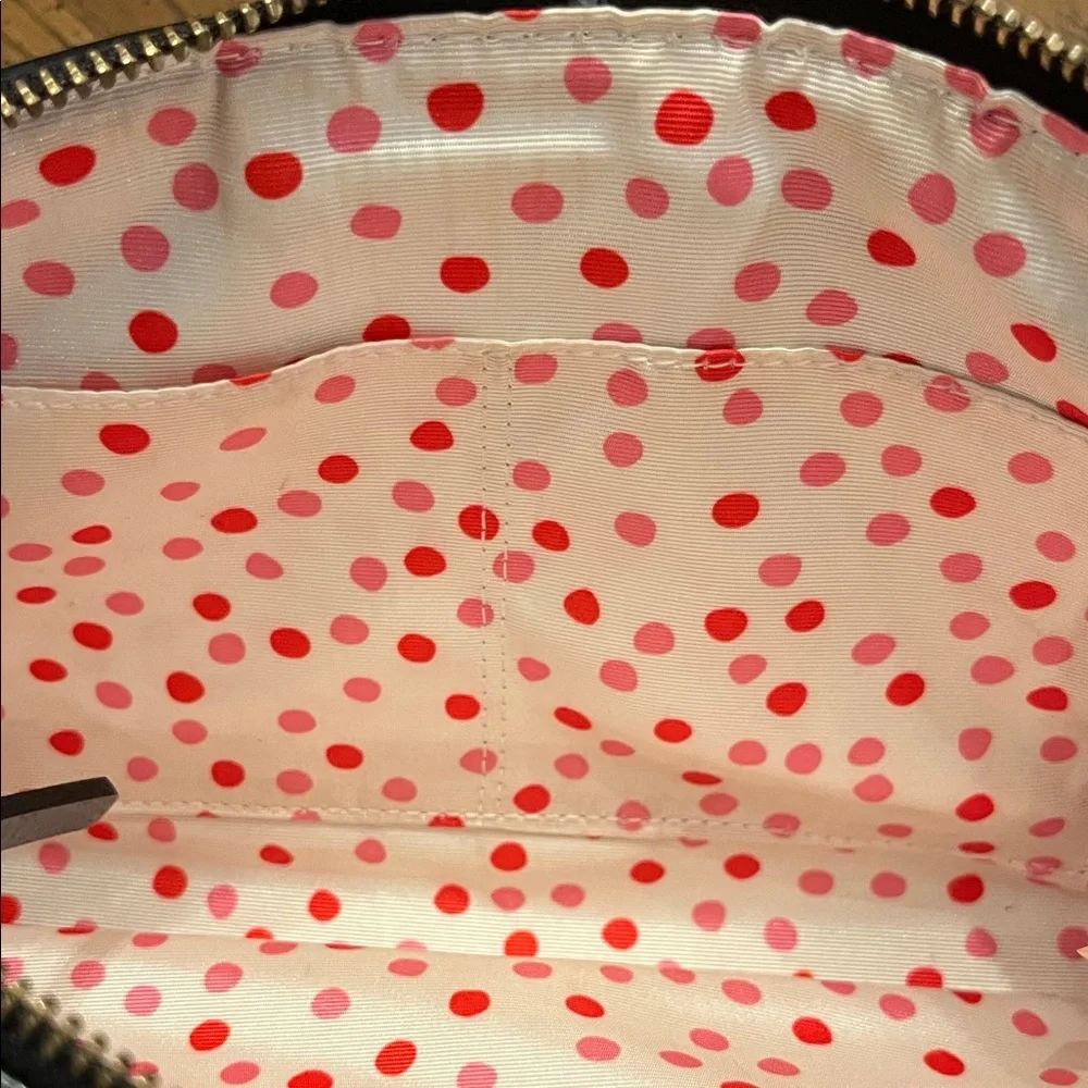 Kate Spade‎ Black Leather Zip Chain Baguette Bag
